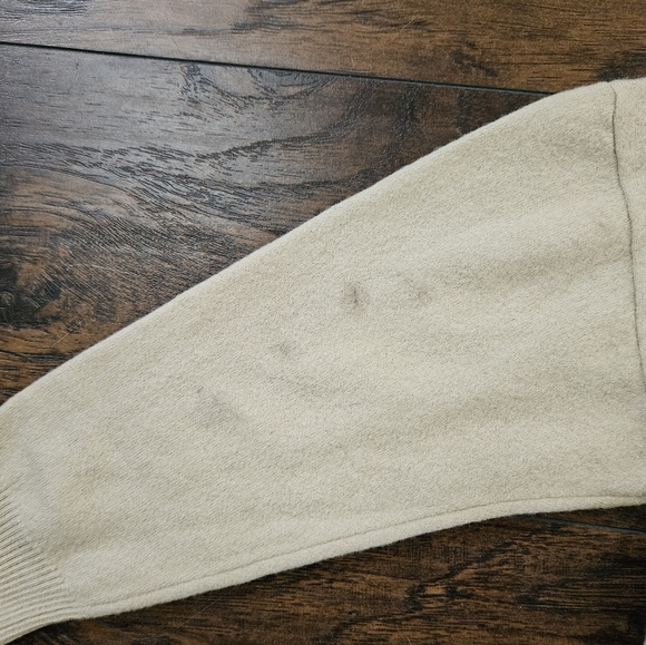 Vintage 80s Escada Margaretha Ley Quarter Zip Wool +Cashmere Silk Blend Pullover - Picture 4 of 7